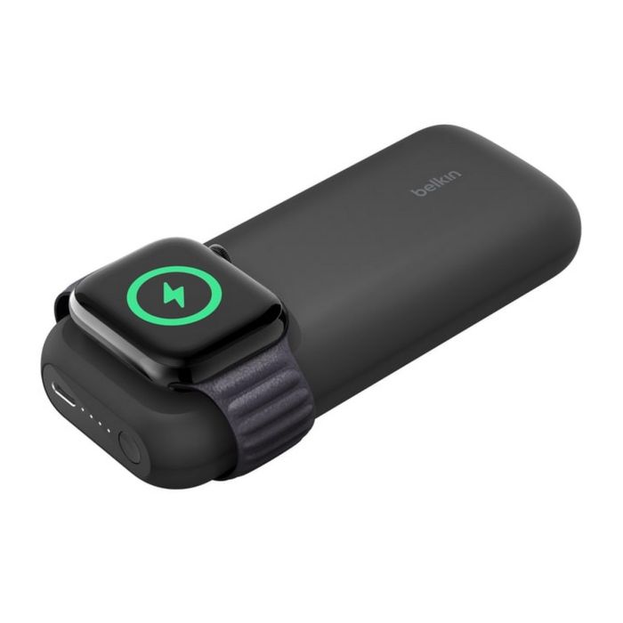 Belkin BoostCharge Pro 10000 mAh 20W with Fast Wireless Charger for Apple Watch Black (BPD005BTBK)
