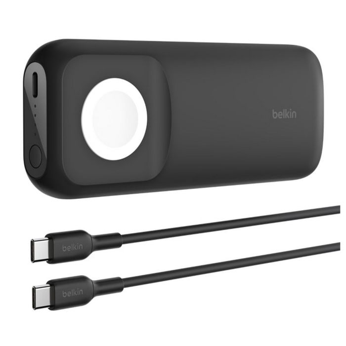 Belkin BoostCharge Pro 10000 mAh 20W with Fast Wireless Charger for Apple Watch Black (BPD005BTBK)