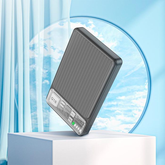 Hoco Tourer with magnetic fast charging Q18 10000 mAh Type-C/1USB QC/PD 22,5W/3A
