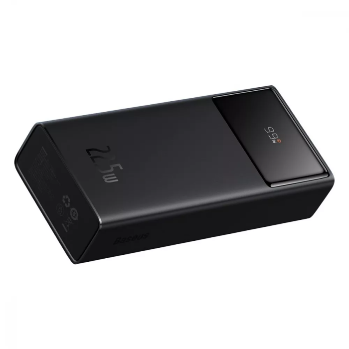Baseus 30000 mAh 2USB/Type-C PD/QC 22.5W/3A (PPXJ080101) black