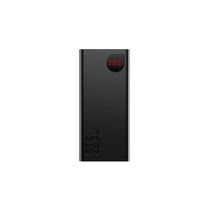 Baseus Adaman Metal Digital Display Quick Charge 20000 mAh 22,5 W Black (PPAD070101)
