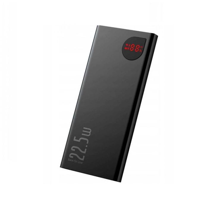 Baseus Adaman Metal Digital Display Quick Charge 20000 mAh 22,5 W Black (PPAD070101)