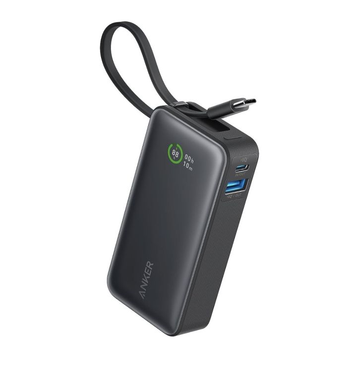 Anker Nano 10,000 mAh USB-C Cable PD 30W Max for iPhone 15/15 Plus/15 Pro/15 Pro Max (A1259)