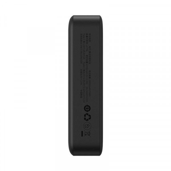 Qi 15W Baseus Magnetic Mini Wireless Fast Charge 2in1 20000 mAh 20W 2.4A QC3.0+PD3.0 (PPCX150001) Black