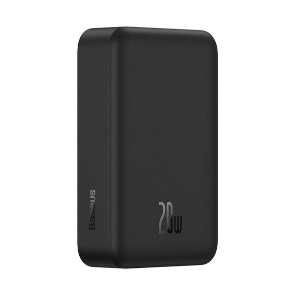 Qi 15W Baseus Magnetic Mini Wireless Fast Charge 2in1 20000 mAh 20W 2.4A QC3.0+PD3.0 (PPCX150001) Black