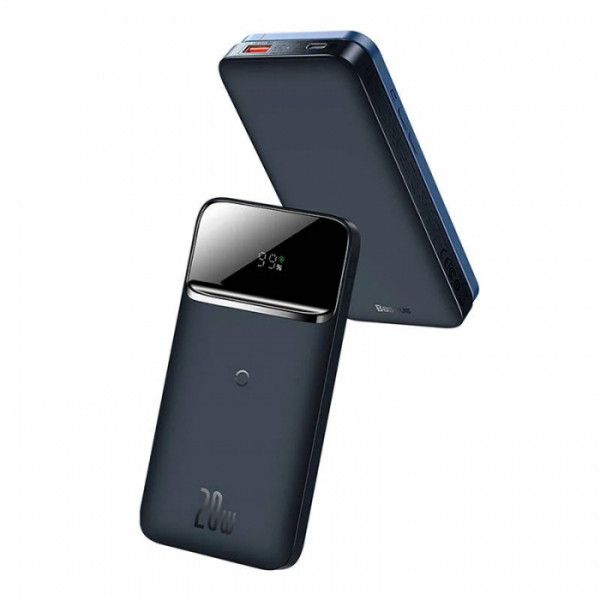 Baseus Magnetic Wireless 10000 mAh 20W PPCX010201 синій