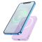 Qi 15W Hoco J109 Magnetic Wireless Fast Charge 2в1 5000 mAh 20W Pink