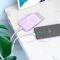 Qi 15W Hoco J109 Magnetic Wireless Fast Charge 2в1 5000 mAh 20W Pink