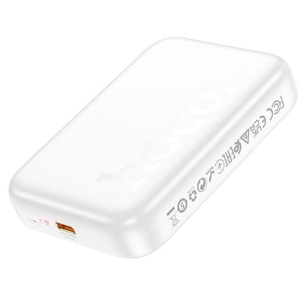Qi 15W Hoco J117 Esteem Magnetic Wireless Fast Charge 2в1 5000 mAh 20W White