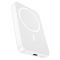 Qi 15W Hoco J109 Magnetic Wireless Fast Charge 2в1 5000 mAh 20W White