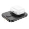 Павербанк з бездротовою зарядкою Qi 15W Hoco J117 Esteem Magnetic Wireless Fast Charge 2в1 5000mAh 20W Black