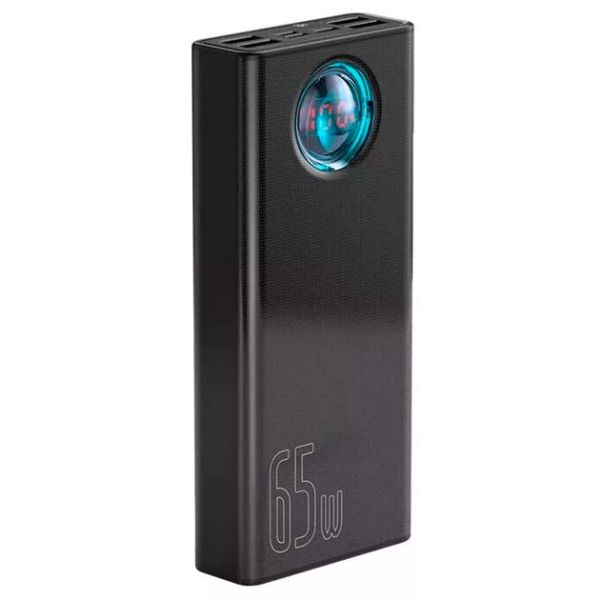 Power Bank Baseus Amblight Digital Display 30000mAh 65W Портативний Акумулятор Повербанк PPLG000101 Чорний