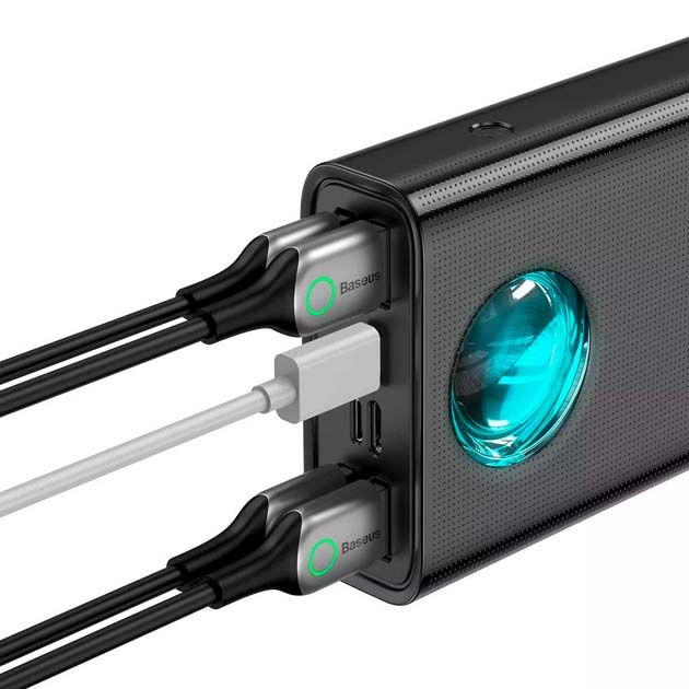 Baseus Amblight Digital Display 30000 mAh 65W PPLG000101 Чорний