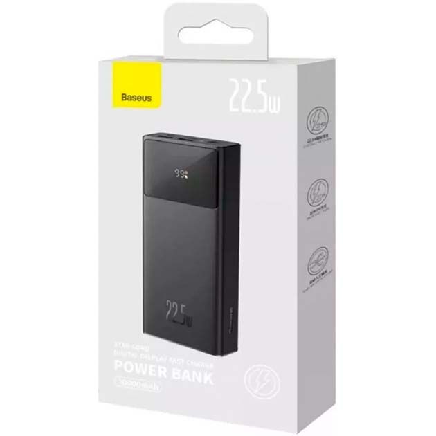 Baseus Star-Lord Digital Display Fast Charge 10000 mAh 22.5W зі швидкою зарядкою для пристроїв з дисплеєм