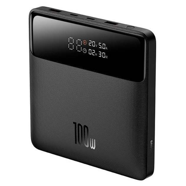 Baseus Blade 20000 mAh 100W універсальний мобільний з швидкою зарядкою для пристроїв з дисплеєм PPBL000301 Чорний