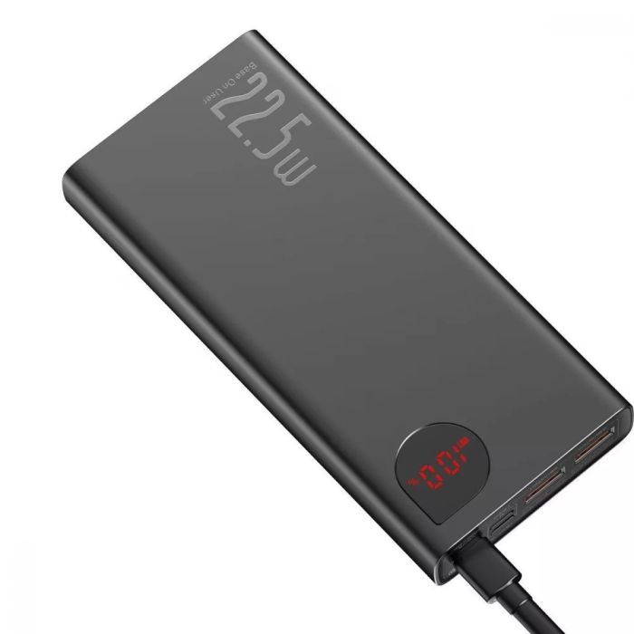 Baseus Adaman Metal Overseas 22,5W 20000 mAh чорна