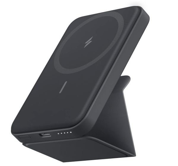 Anker 622 Magnetic Magsafe Powerbank, 5000 mAh iPhone 15/15 Pro/15 Pro Max, iPhone 14/ 13/12 Series (1 gen) - Interstellar Gray (A1611)