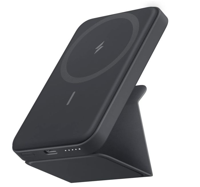 Anker 622 Magnetic Magsafe Powerbank, 5000 mAh iPhone 15/15 Pro/15 Pro Max, iPhone 14/ 13/12 Series (1 gen) - Interstellar Gray (A1611)