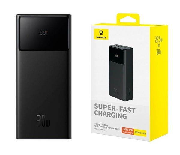 Павербанк Baseus Star Display 2024 30000mAh 30W