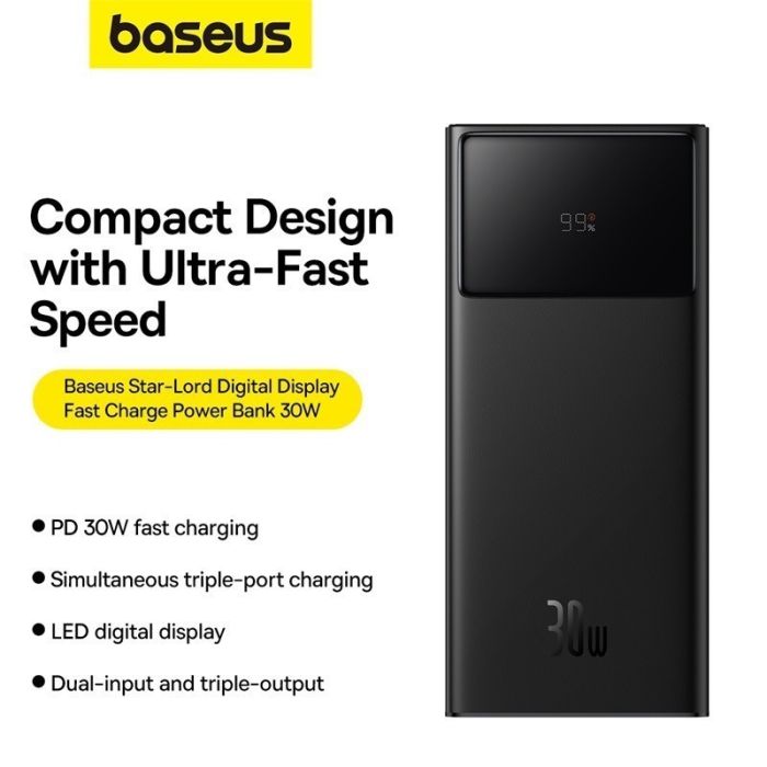 Baseus Star Display 2024 30000 mAh 30W