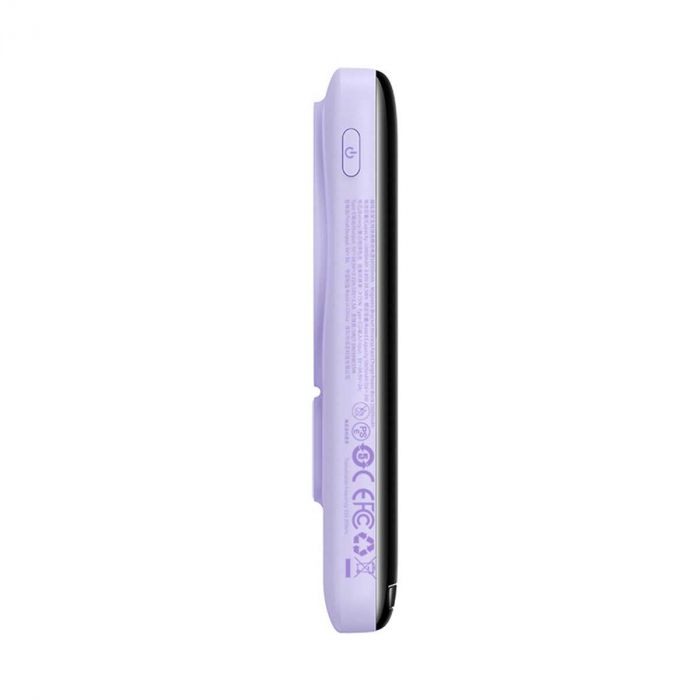 Baseus Magnetic Bracket Wireless Fast Charge 10000 mAh Type-C 20W/3A PD/QC purple