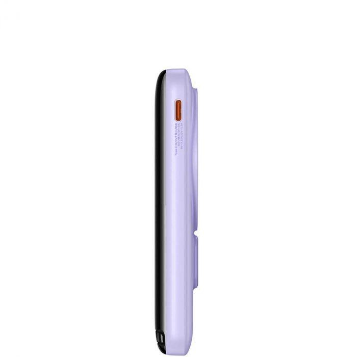Baseus Magnetic Bracket Wireless Fast Charge 10000 mAh Type-C 20W/3A PD/QC purple