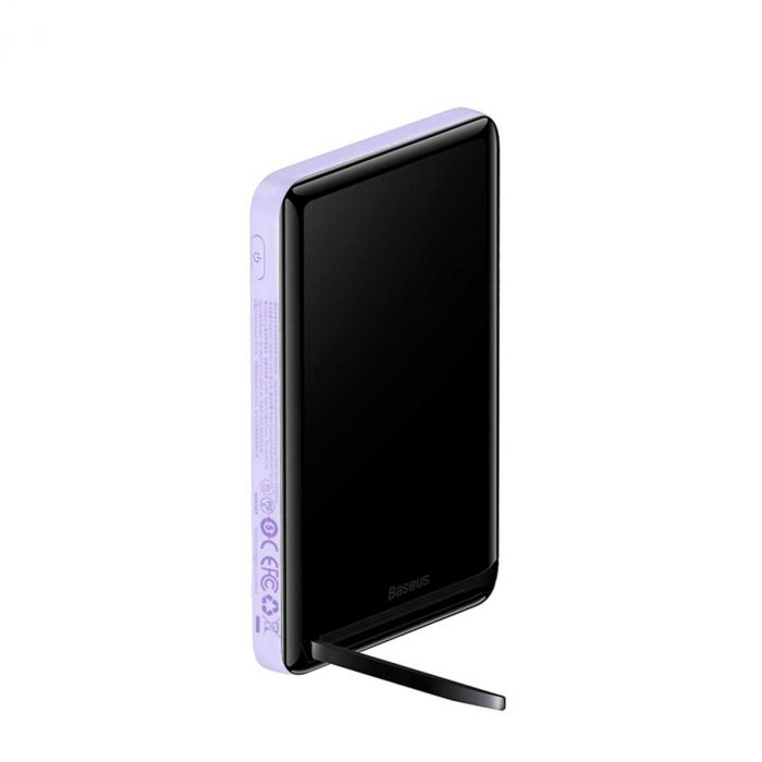 Baseus Magnetic Bracket Wireless Fast Charge 10000 mAh Type-C 20W/3A PD/QC purple
