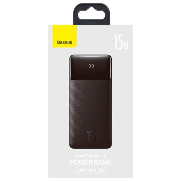 Baseus Bipow Digital Display 20000 mAh 15W Black