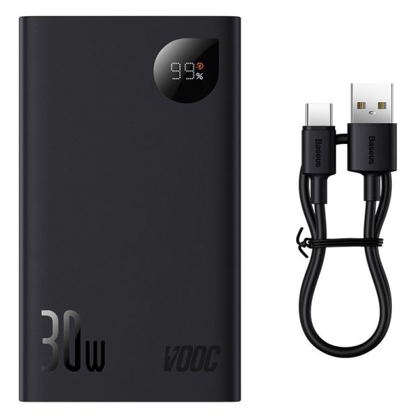 Зовнішній акумулятор повербанк Powerbank Baseus Adaman2 Digital Display Fast Charge Power Bank 20000mAh VOOC