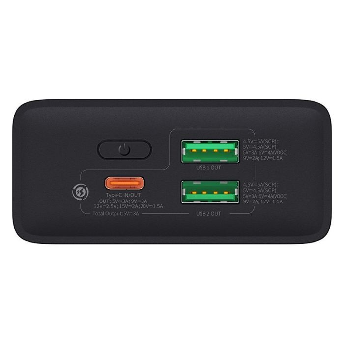 Baseus  Adaman2 Digital Display Fast Charge 20000 mAh VOOC
