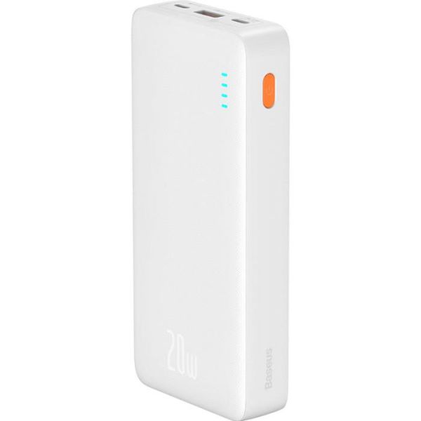 Повербанк BASEUS Airpow Quick Charge Powerbank 20W 20000mAh White (PPAP20K)