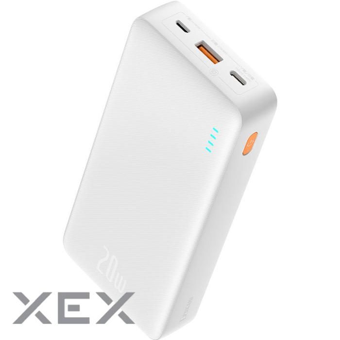 Baseus Airpow Quick Charge Powerbank 20W 20000 mAh White (PPAP20K)