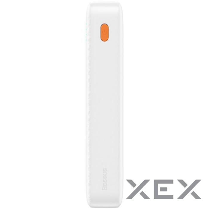 Baseus Airpow Quick Charge Powerbank 20W 20000 mAh White (PPAP20K)