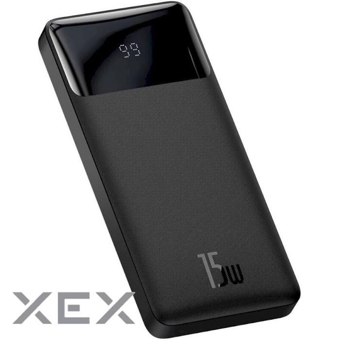 Baseus Bipow Digital Display 15W Overseas Edition 10000 mAh Black (PPBD050001)