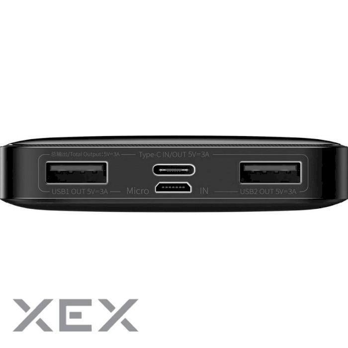 Baseus Bipow Digital Display 15W Overseas Edition 10000 mAh Black (PPBD050001)