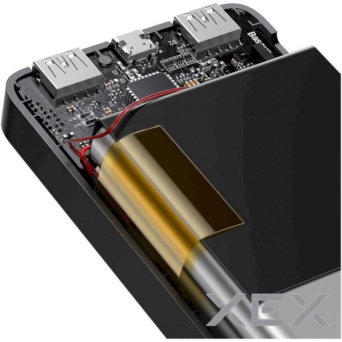Baseus Bipow Digital Display 15W Overseas Edition 10000 mAh Black (PPBD050001)