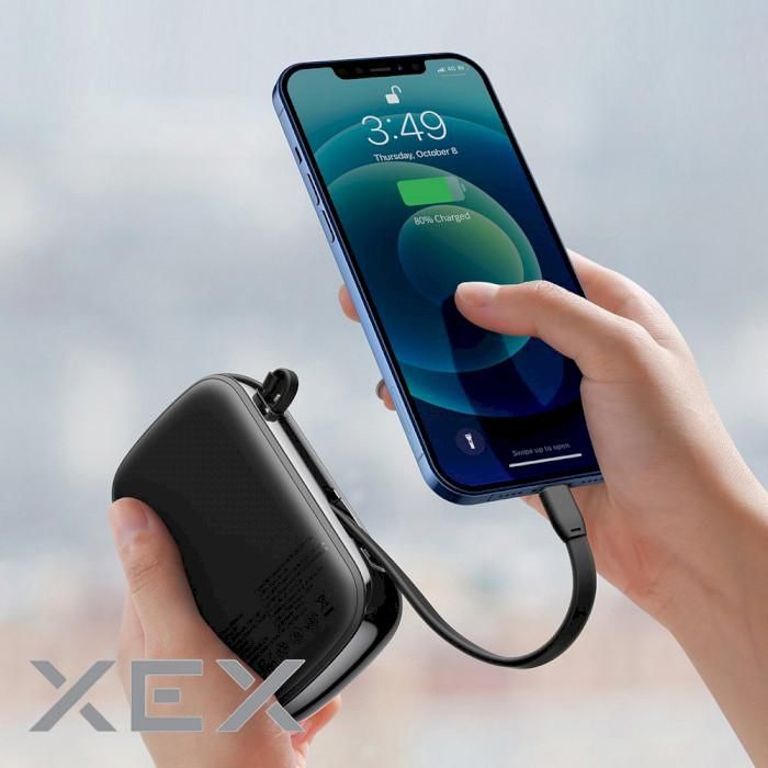 Baseus Qpow Digital Display Quick Charging 20W w/Lightning cable 200 (PPQD-H01