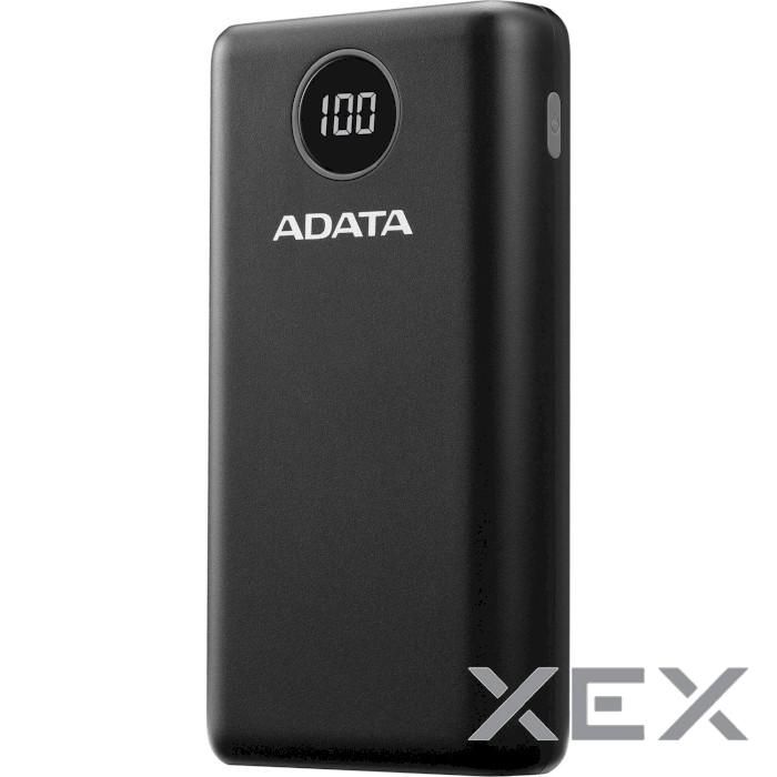 Універсальна мобільна батарея A-DATA P20000QCD 20000mAh Black (AP20000QCD-DGT-CBK)
