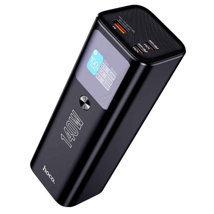 Hoco Electric PD140W 25000 mAh Q17 |1USB/2Type-C, QC/PD3.1, 140W/5A| для ноутбука, телефону