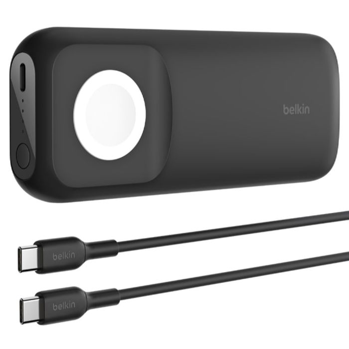 Belkin для Apple Watch 10000 mAh 20W Black with USB-C to USB-C Cable (BPD005BTBK)