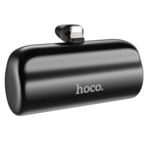 Hoco J106 Pocket iP 5000 mAh Apple Lightning для iPhone 6/7/8/X/Xs/11/12/13/14 Pro Max Чорний