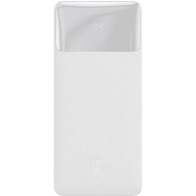 Baseus Bipow Digital Display 15W Overseas Edition 20000 mAh Whit (1283126558719)