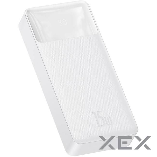 Baseus Bipow Digital Display 15W Overseas Edition 20000 mAh Whit (1283126558719)