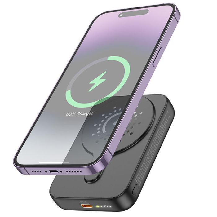 Hoco J117 Esteem PD20W з Бездротовий 5000 mAh Black - 00000067627_1