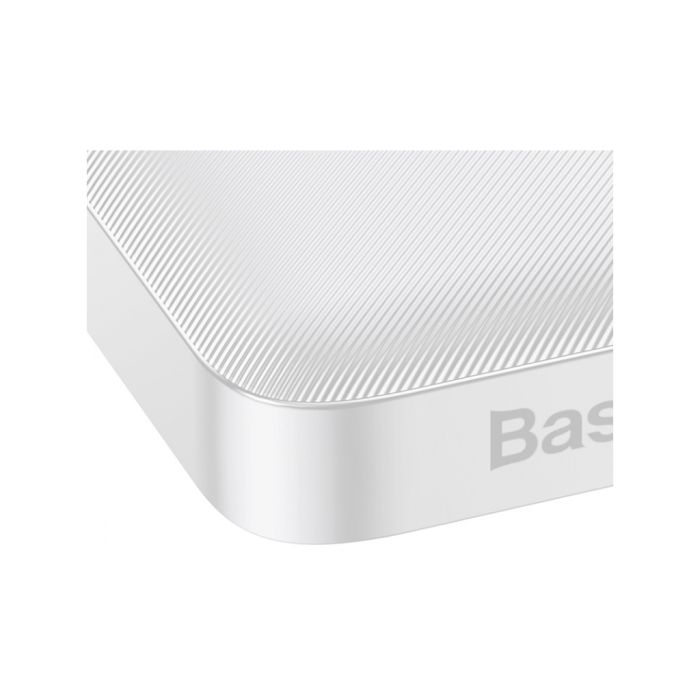 Baseus Bipow 10000 mAh, PD/15W, USB-C/3A, 2*USB-A/3A(max.), white (PPDML-I02)