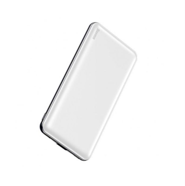Baseus Simbo 10000 mAh Fast Charge, USB, White (Simbo/29505) Sava Family