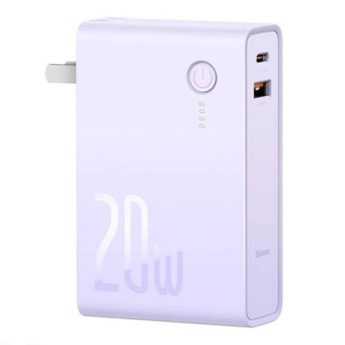 Baseus Power Station 2 Adaptor 10000 mAh 20W CN Purple (PPNL010005)