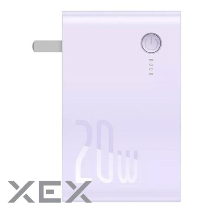 Baseus Power Station 2 Adaptor 10000 mAh 20W CN Purple (PPNL010005)