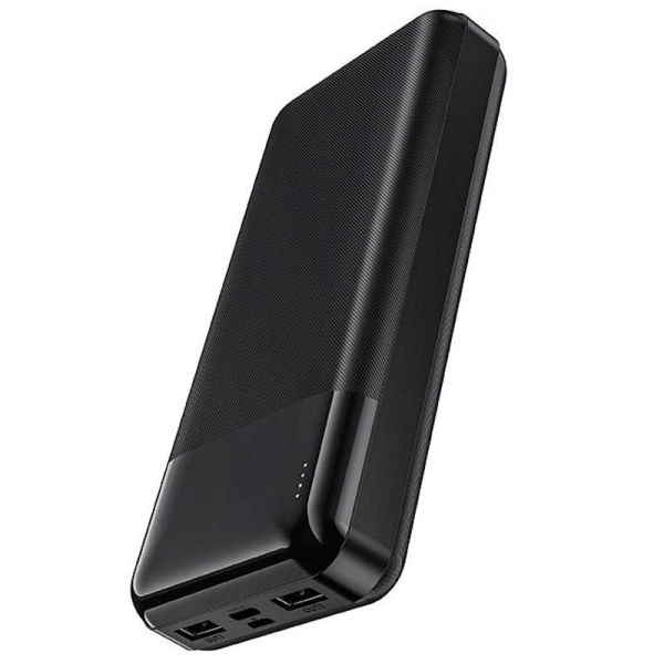 Портативний зарядний пристрій Power Bank HOCO J72A 20000 mAh (Чорний) (7556)