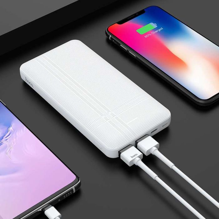 Hoco J48 "Nimble" 10000 mAh (Білий) (104068)